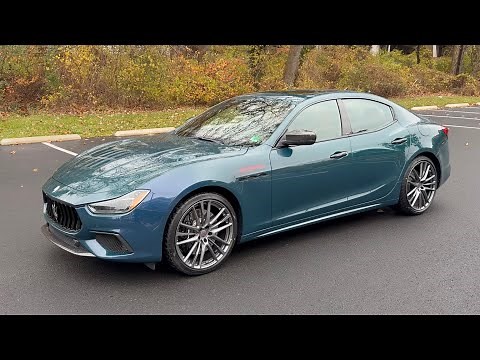 2024 Maserati Ghibli Trofeo Review & Test Drive | Ferrari V8 Powered Super Sedan!