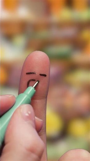 This Finger Drawing Is Too Funny 😆☝️ #art