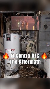 🚨 KFC Fire Aftermath 🔥 I got some details on what went down at the KFC in El Centro. It all started in the back storage room where they keep the boiler. Apparently, there were some flammable items nearby, and with the boiler running, it sparked a fire. As they were closing up for the night, one of the team members went out the back to take out the trash and noticed the boiler room looked unusually bright — almost like it was glowing. When he opened the door and saw the flames, that rush of air