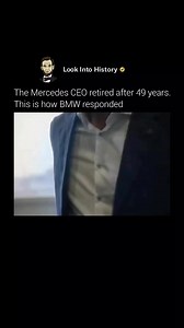 When Mercedes-Benz CEO Dieter Zetsche stepped down after 49 years, BMW pulled off one of the classiest and funniest farewell gestures in the industry. They released a video with a Zetsche look-alike leaving Mercedes for the last time… only to head into a garage, open the door, and drive off in a BMW i8 Roadster. The screen faded to a final line: Thank you, Dieter Zetsche, for so many years of inspiring competition. A cheeky move, pure BMW energy, and a rivalry moment that went viral. 😄🚗⚡ - #bm