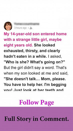 My 14-Year-Old Son Brought Home a Stranger—an 8-Year-Old Girl—and Said, 'Please, Help Her'.The True Message Lies Below ⬇️⬇️⬇️ | Nutshell Animation Eager