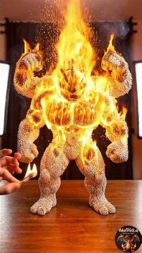 Some people just want to watch the world burn... or at least this Machamp! 🔥