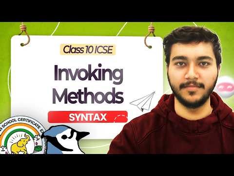 Calling Methods (Functions) in Java | ICSE Class 10