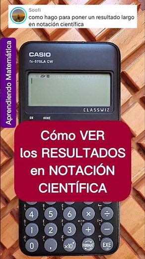 How to view RESULTS in SCIENTIFIC NOTATION on a SCIENTIFIC CALCULATOR 🤔
