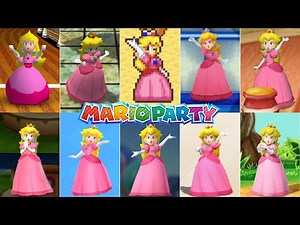 Evolution Of Princess Peach In Mario Party Games [1998-2021]
