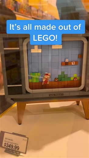 LEGO Super Mario $350 DIY Set with Controller & TV