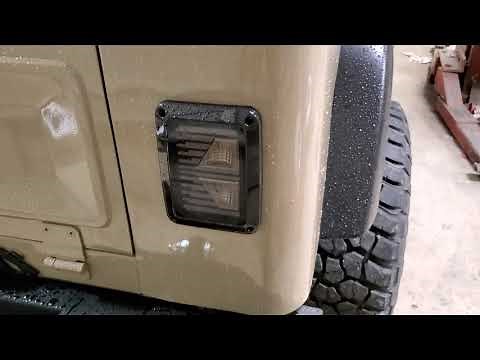 CJ 7 tailgate conversion on Jeep TJ