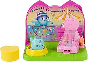Spin Master Gabby's Dollhouse Kitty Narwhal’s Carnival Room, with Toy Figure, Surprise Toys and Dollhouse Furniture, Kids Toys for Girls & Boys 3+