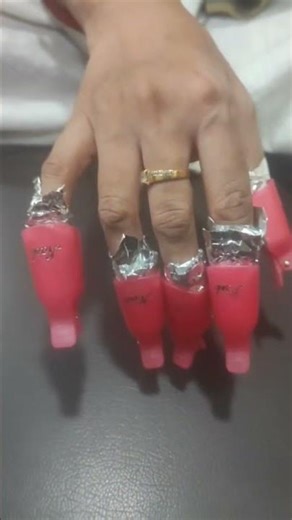 nail extension remove prosess #nailart