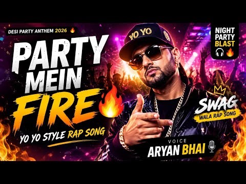 PARTY MEIN FIRE 🔥 | Aryan Bhai Yo Yo Style Hindi Party Club Beat Rap Song 2026 |