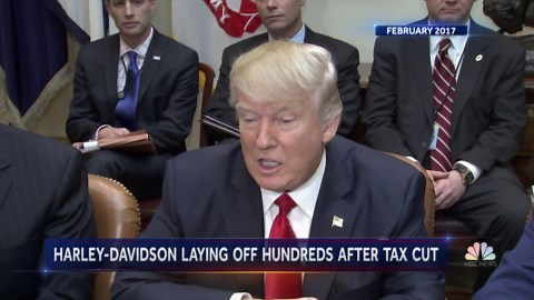 Harley-Davidson layoffs after tax cuts anger employees
