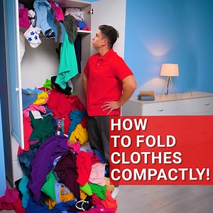 Ways to fold clothes so there's order in your wardrobe! | Tips & Tricks