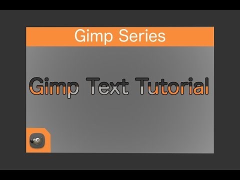 Gimp Tutorial - Multi colored text