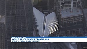 Public catches 1st look of World Trade Center's transit hub