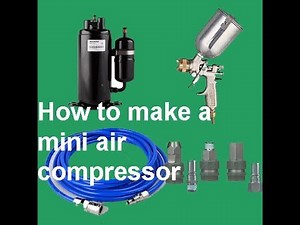 How to make ac compressor as air compressor