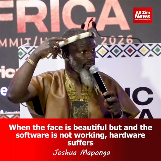 When the face is beautiful but the software is not working Hardware suffers.- Joshua Maponga | All Zim News