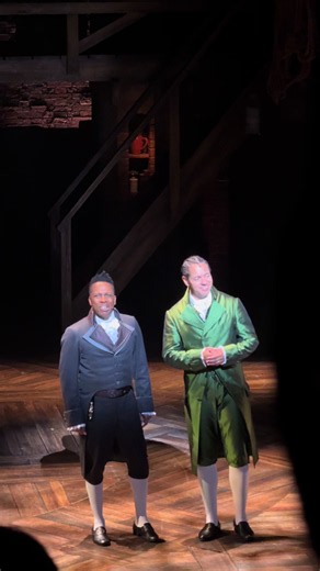 in the room where it happened ⭐️ #leslieodomjr #hamilton #westend #aaronburr #fyp