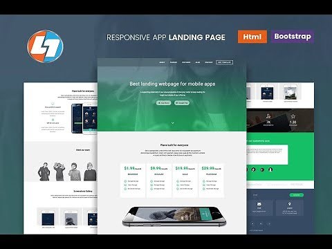 how to create landing page in html / Landing page using HTML and CSS