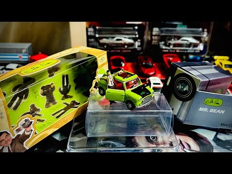 Mr Bean Mini from HK Tiny diecast car 1/50 with Figure Unboxing #mrbeancar