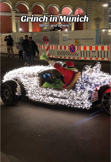 Grinch Mischief in Munich: Holiday Appearances
