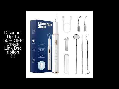 Electric Ultrasonic Dental Cleaner with 5 Modes Calculus Oral Tartar Remover Tooth Stain Cleaner Te