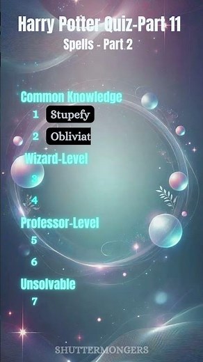 Name These Iconic Spells | Part 2 | Harry Potter Spell Challenge