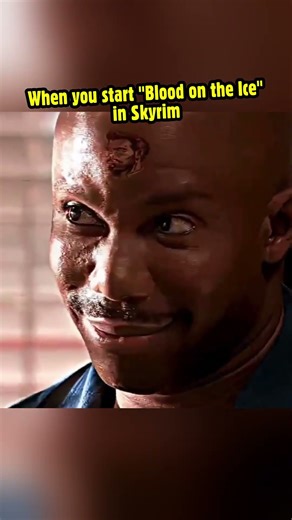 When you start "Blood on the Ice" in Skyrim #skyrim #skyrimmeme