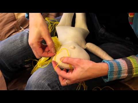 Rag Doll Making: Part 9 - Making Rag Doll Hair