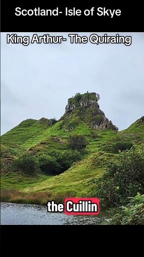 Walking through a landslip that never stopped moving 🌬️ The Quiraing, Isle of Skye #Scotland