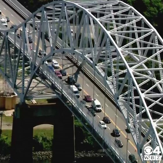 UPDATE: The Sagamore Bridge has reopened after an earlier crash, but traffic in the area is still backed up for 5 miles https://cbsloc.al/2ZPU7eO | WBZ / CBS News Boston