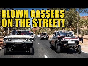 Blown Gassers On The Street in Alice Springs