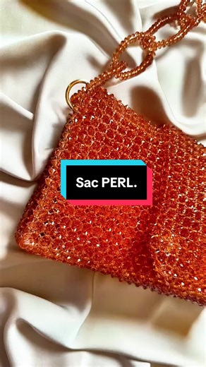 Sac en perles fait main : première création signée PERL. Svp une note /10 🙏🏼 #sacenperles #handmade #2026 #smallbusiness #PERL.