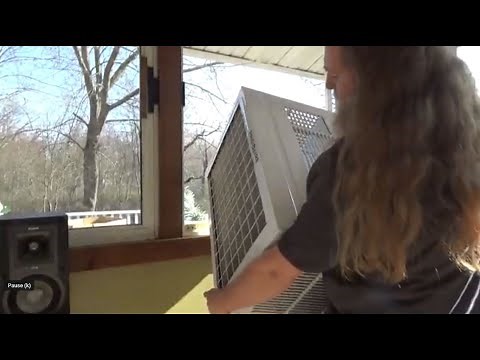 Frigidaire FHWC253WB2 Air Conditioner Installation and First Test