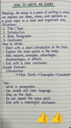 "HOW TO WRITE AN ESSAY" "WRITE A PERFECT ESSAY"