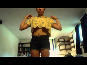 how my crop top turned out.