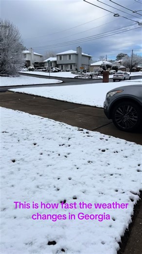 Weather Changes in Georgia: Fast Transitions