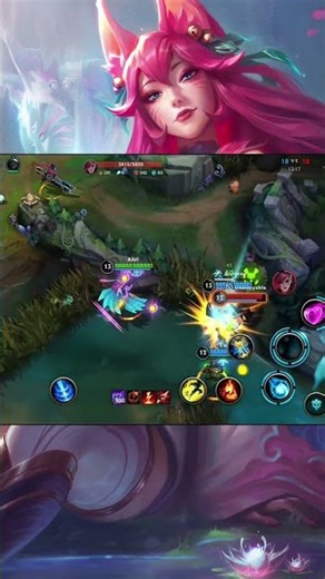 Spirit Blossom Ahri Montage #wildrift #leagueoflegends #ahri