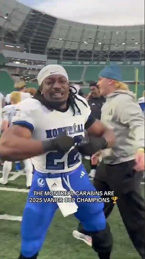 CARABINS ARE 2025 VANIER CUP CHAMPIONS 🏆🏆🏆