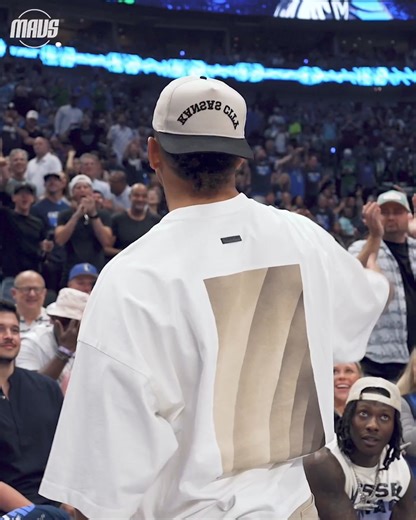 Our guy Pat and Taylor Swift's boyfriend in the house! #OneForDallas // #MFFL | Dallas Mavericks