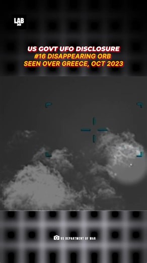 Glowing UFO Orb Suddenly Disappears in Greece Sky #Shorts