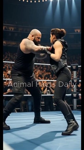 🥊 Woman Challenges Man in Boxing Arena 💥#boxing #battle #women #intense #victory #sportsnews