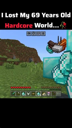 I Lost My Hardcore World in Minecraft #minecraft #akhilog #shorts