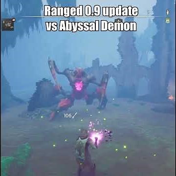 Ranged Update vs Abyssal Demon #dragonwilds #runescape