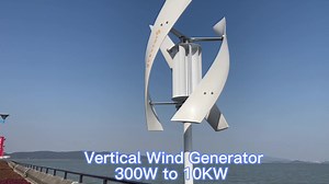 5KW Wind Turbine Generator and 5KW Solar Panels Hybrid Power System Wind Solar System for Home Use