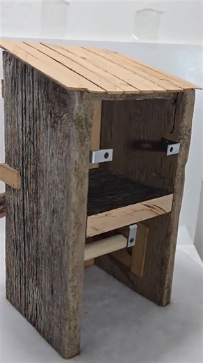 Toilet Paper Holder Outhouse Hand Crafted Reclaimed Barn Wood - Rustic Minnesota Decor Wall Mount - Etsy
