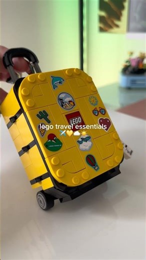The Cutest LEGO Travel Suitcase ✈️💛