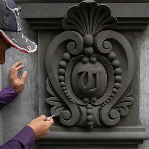 The simplest column face pattern I've ever made | Life Art