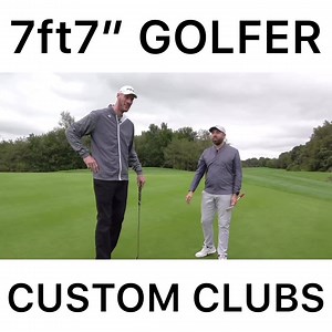 55K views · 604 reactions | 7ft7" golfer's HUGE custom made clubs | Rick Shiels Golf | Facebook