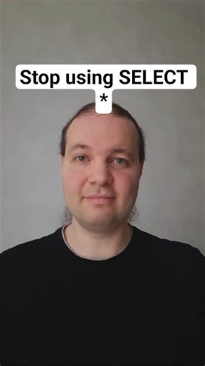 Stop Using SELECT *. Optimize SQL Queries #shorts #sql #database