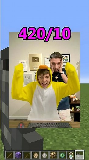 Can ‪@bbnomoney‬ win the Lalala Minecraft competition? 😳 #Shorts